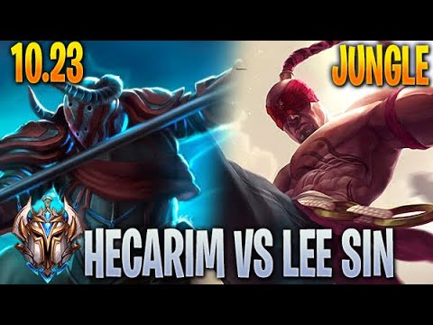 Hecarim vs Lee Sin - Jungle - 10.23 Challenger