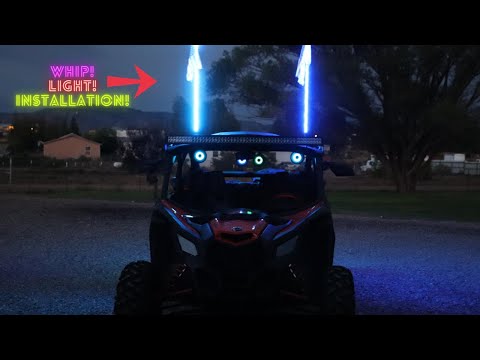 YouTube video about: Can am maverick whip lights?
