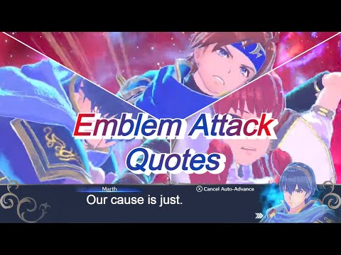 Fire Emblem Engage Emblem Attack Quotes