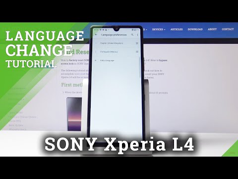 How to Change Language in SONY Xperia L4 – Change System Language