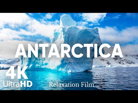 ANTARCTICA in 4K ULTRA HD  - Amazing Beautiful Landscape | Aerial Drone | Scenic Relaxation Film