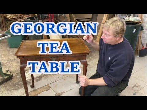 GEORGIAN TEA TABLE REPAIR
