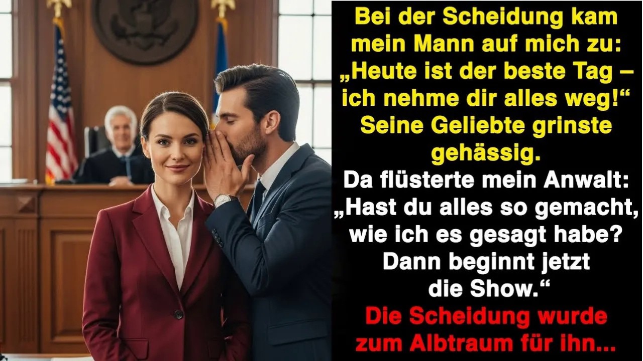 „Ich nehme dir alles!“ sagte mein Mann vor Gericht – doch die Scheidung wurde für ihn zum