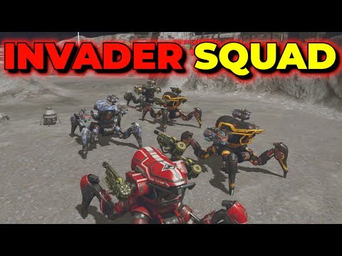 WR - Invader Squad - Jumping Into The Enemy Base | War Robots