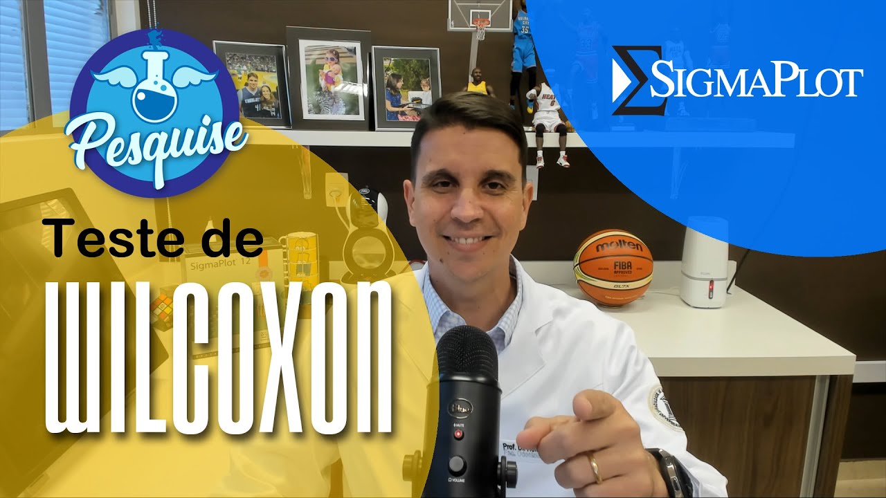 Teste de Wilcoxon (SigmaPlot 12.0)