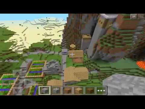 INSANE VILLAGE SEED! :: Minecraft Pocket Edition Seed Review