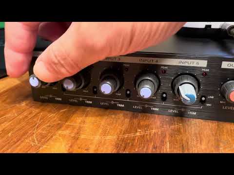 Audio-Technica AT-MX51 5-Channel Analog Microphone Preamp / Line Mixer [Extremely Rare!] image 5