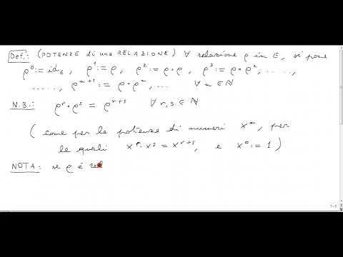 6. Algebra e Logica - Relazioni