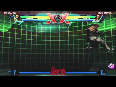 UMVC3: PR Balrog vs 86'd Knives - Losers Finals - NCRX Top 8