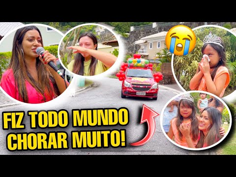 I surprised everyone at Valentina's birthday party!!! *There were tears* 🥹❤️ Look at this 😱