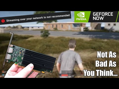 Nvidiaの「GeForce Now」ゲームストリーミング対BADインターネットとTERRIBLEグラフィックカード (Nvidia's "GeForce Now" Game Streaming Vs BAD Internet and TERRIBLE Graphics Card.)