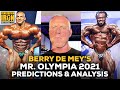 Berry De Mey's Olympia 2021 Predictions & Analysis