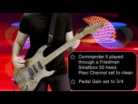 Rodenberg Commander II Distortion Demo Song and Talk Through