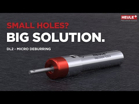 HEULE DL2: Small-Diameter Deburring Tool for Ø1–2 mm Bores