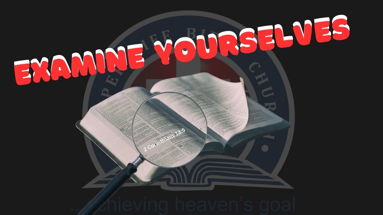 Sunday Worship Service II STS II Examine Yourselves