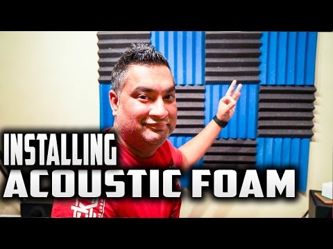 How to Install Acoustic Foam
