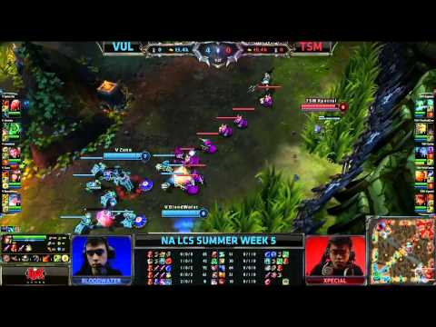 Team Vulcun (VUL) vs TSM (Team Solomid) || NA LCS Summer 2013 W5D1 || Full Game HD