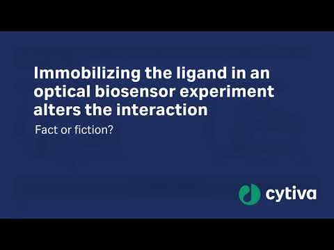 Biacore™ SPR system fact or fiction No3 - immobilization alter binding?