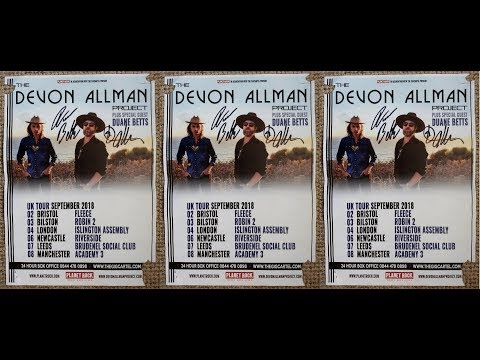 "Blue Sky", Devon Allman Project with Duane Betts, Robin 2, Bilston, UK, 2018-09-03