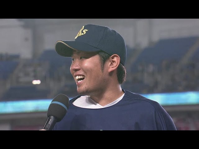 バファローズ・西投手ヒーローインタビュー 2018/8/26 M-Bs