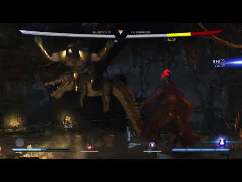 Injustice 2 Hellboy cross up tech