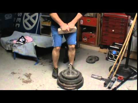 184 lbs on Wooden Pinch block Lift