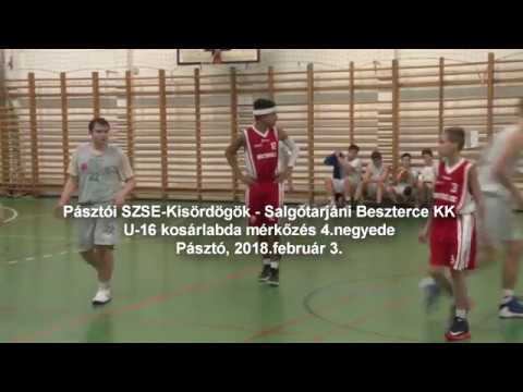 Pásztói SZSE-Kisördögök - Salgótarjáni Beszterce KK 2018.febr.3.