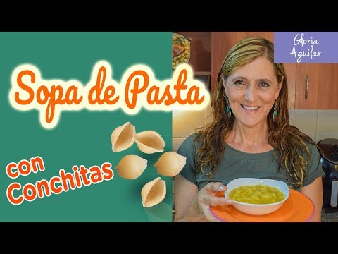 ✅ Receta de Sopa de conchas doria con papa CRIOLLA | Curso de Cocina completo