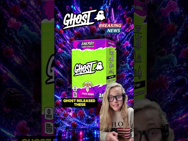 GHOST Warheads Sour Berry Energy Sticks