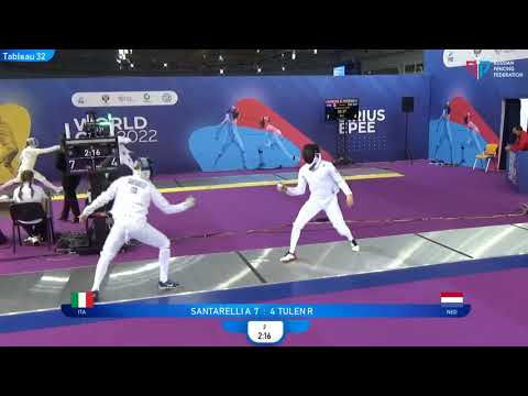 Sirius Epee 2022, ME Ind T32 Tulen NED - Santarelli ITA