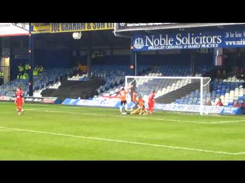 Luton Town 5-0 Kettering Town Lge 1st Half Hlights 26th Dec 2011