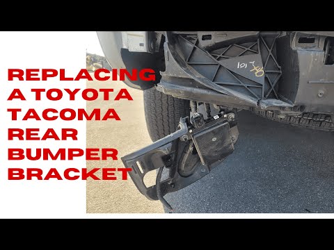 How To Replace Toyota Tacoma Rear Bumper Bracket DIY. Easy $60 Repair #tacoma #diyrepair