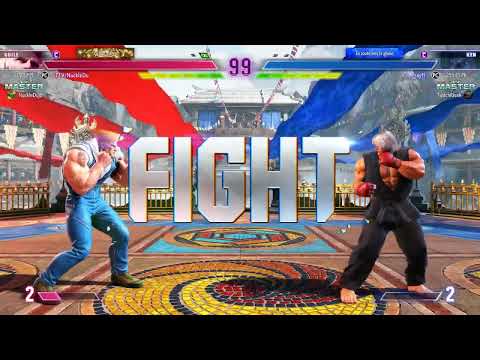 SF6 1st ranked Nuckledu (Guile) VS (Ken) Sayff