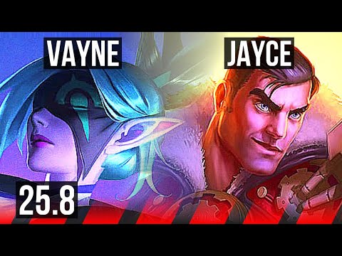 VAYNE vs JAYCE (TOP) | 72% winrate, 5/0/1 | EUW Grandmaster | 25.8