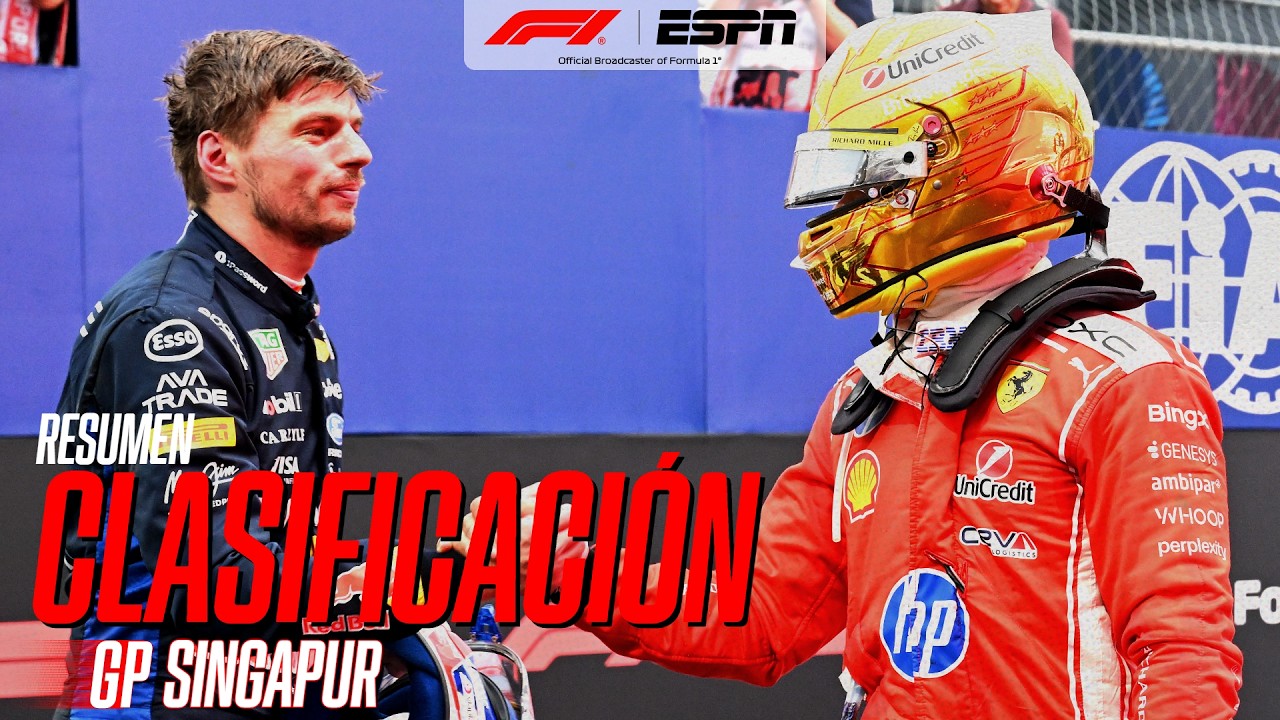 AL ROJO VIVO EN SINGAPUR: AJUSTADA CLASIFICACIÓN EN MARINA BAY | F1 RESUMEN