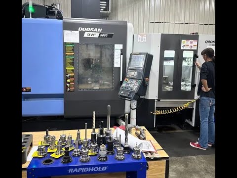 2022 DOOSAN DVF 5000 Vertical Machining Centers (5-Axis or More) | Midstate Machinery (1)