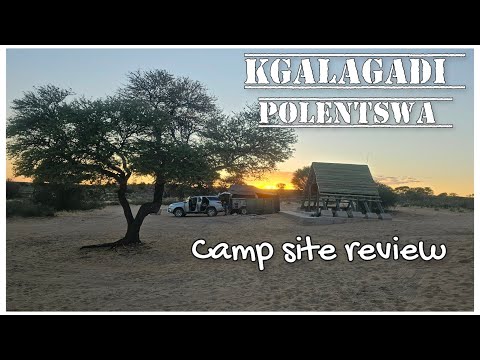 Polentswa Kgalagadi Campingplatz Bewertung: Was Sie erwartet, Sichtungen, unsere besten Erlebnisse