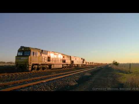 XM4 Pacific National Steel Train - PoathTV Australian Railways