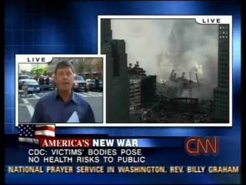 CNN 9/11 LIVE TV Coverage (9/14/01) 5:30 P.M - 5:45 P.M