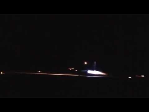 Su-27SM night take off from Belbek airbase.