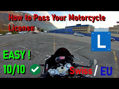 How to Pass Your Motorcycle License  Easy ! 2020 ✅