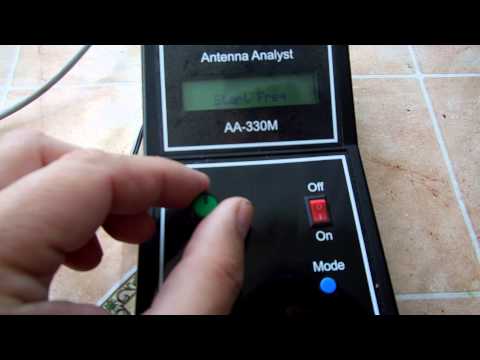 Работа с антенным анализатором АА 330