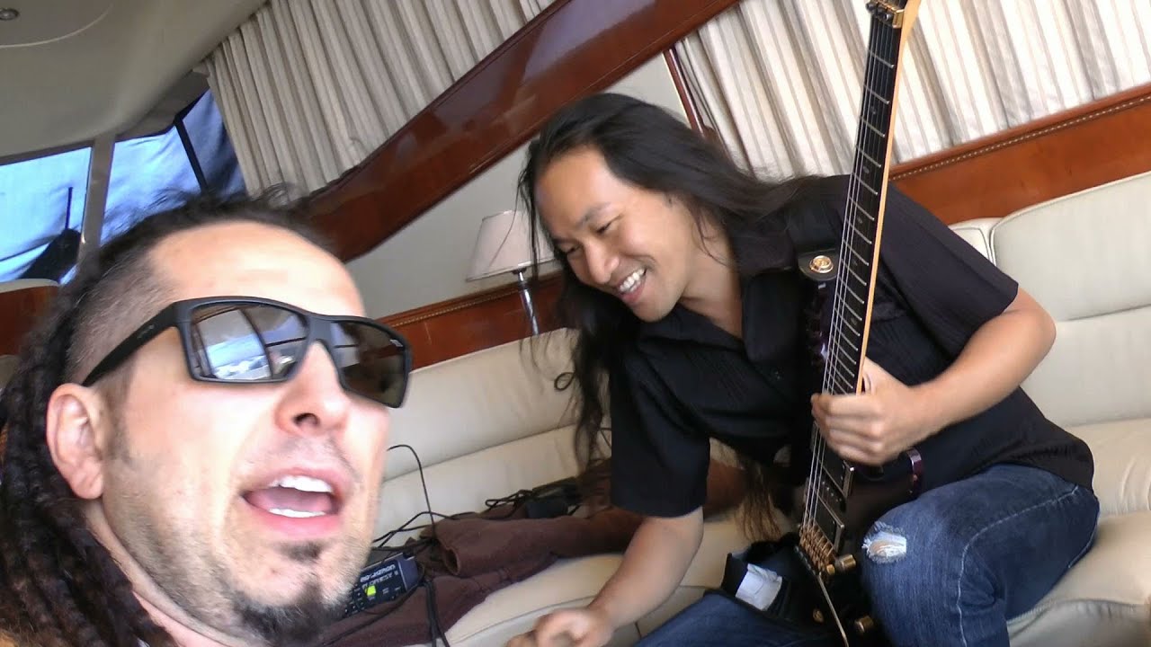 DragonForce Herman Li Recording with Five Finger Death Punch on a Yacht - YouTube