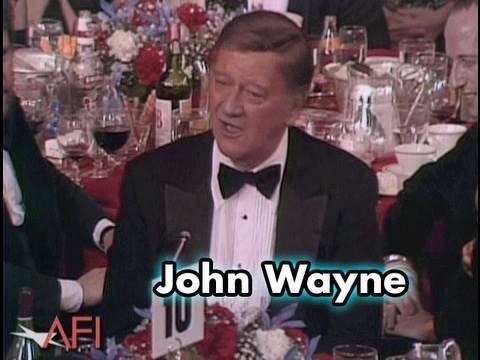 John Wayne Salutes James Cagney at AFI Life Achievement Award