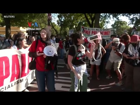 VOA WARGA AS PERINGATI SATU TAHUN SERANGAN 7 OKTOBER