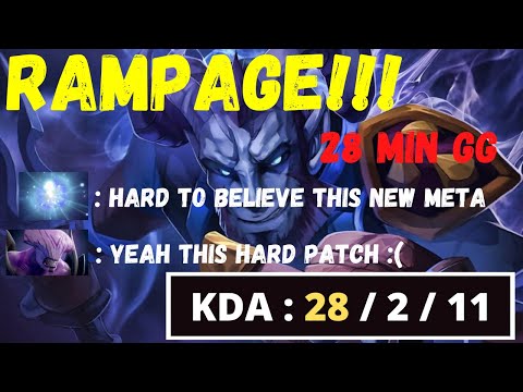 W33 SMURF [Riki] Pro Player RAMPAGE Carry Game Best New Meta 7.27 Dota 2