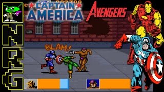 NRG: 5-10 Minutes of Gameplay - Captain America & The Avengers [Super Nintendo]