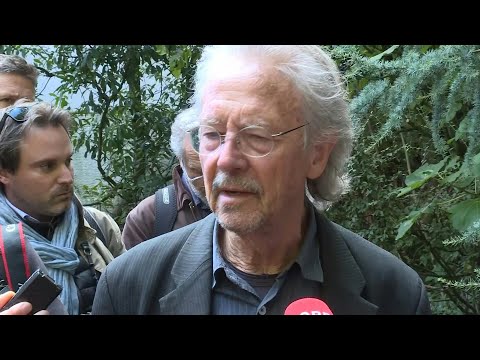 Peter Handke "glücklich, aber müde" | AFP