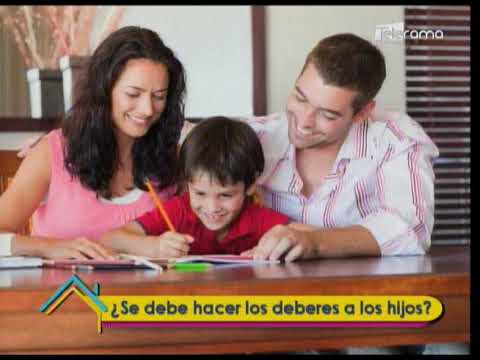¿Se debe hacer los deberes a los hijos?