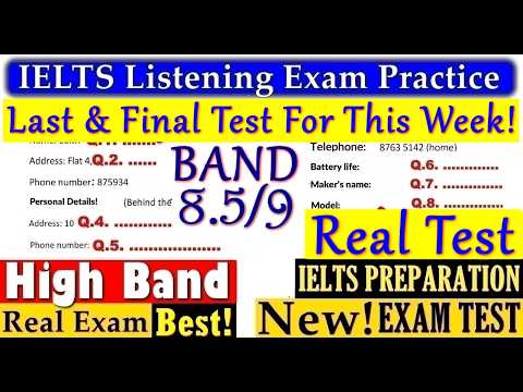 IELTS LISTENING PRACTICE TEST 2026 WITH ANSWERS | 22.02.2026